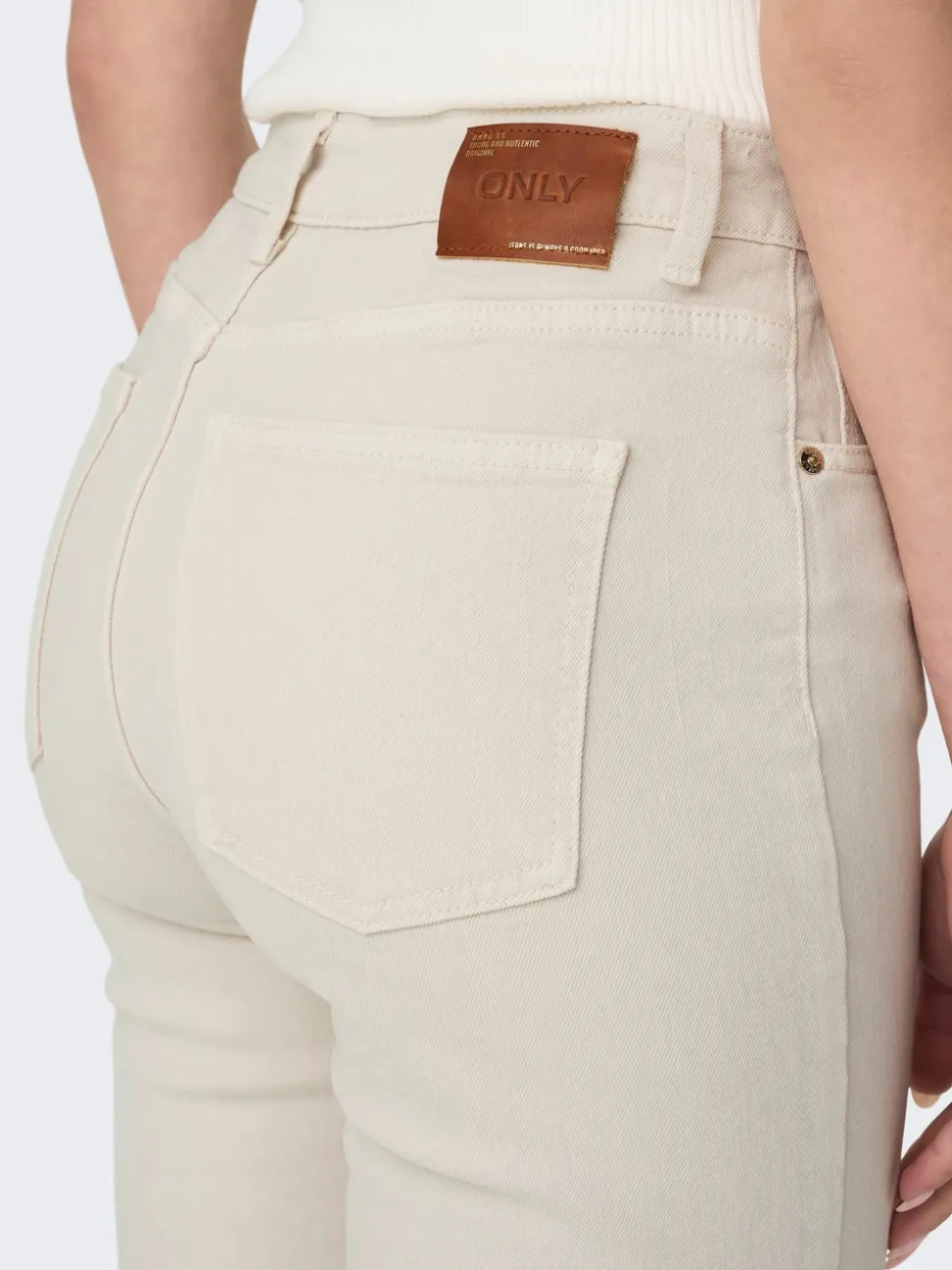 ONLEMILY Hög midja Rak passform Ankellängd Jeans