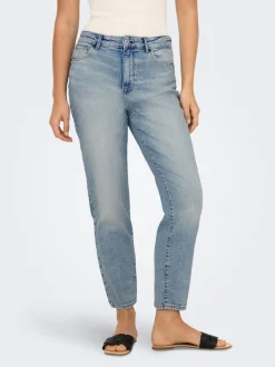 ONLEMILY Hög midja Rak passform Ankellängd Jeans