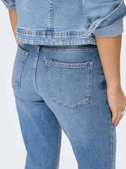 ONLEMILY Hög midja Rak passform Ankellängd Jeans