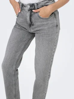 ONLEMILY Hög midja Rak passform Ankellängd Jeans