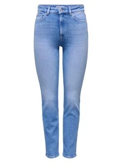 ONLEMILY Hög midja Rak passform Ankellängd Jeans