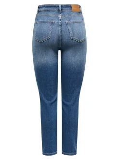 ONLEMILY Hög midja Rak passform Ankellängd Jeans