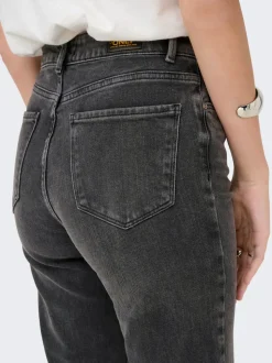 ONLEMILY Hög midja Rak passform Ankellängd Jeans