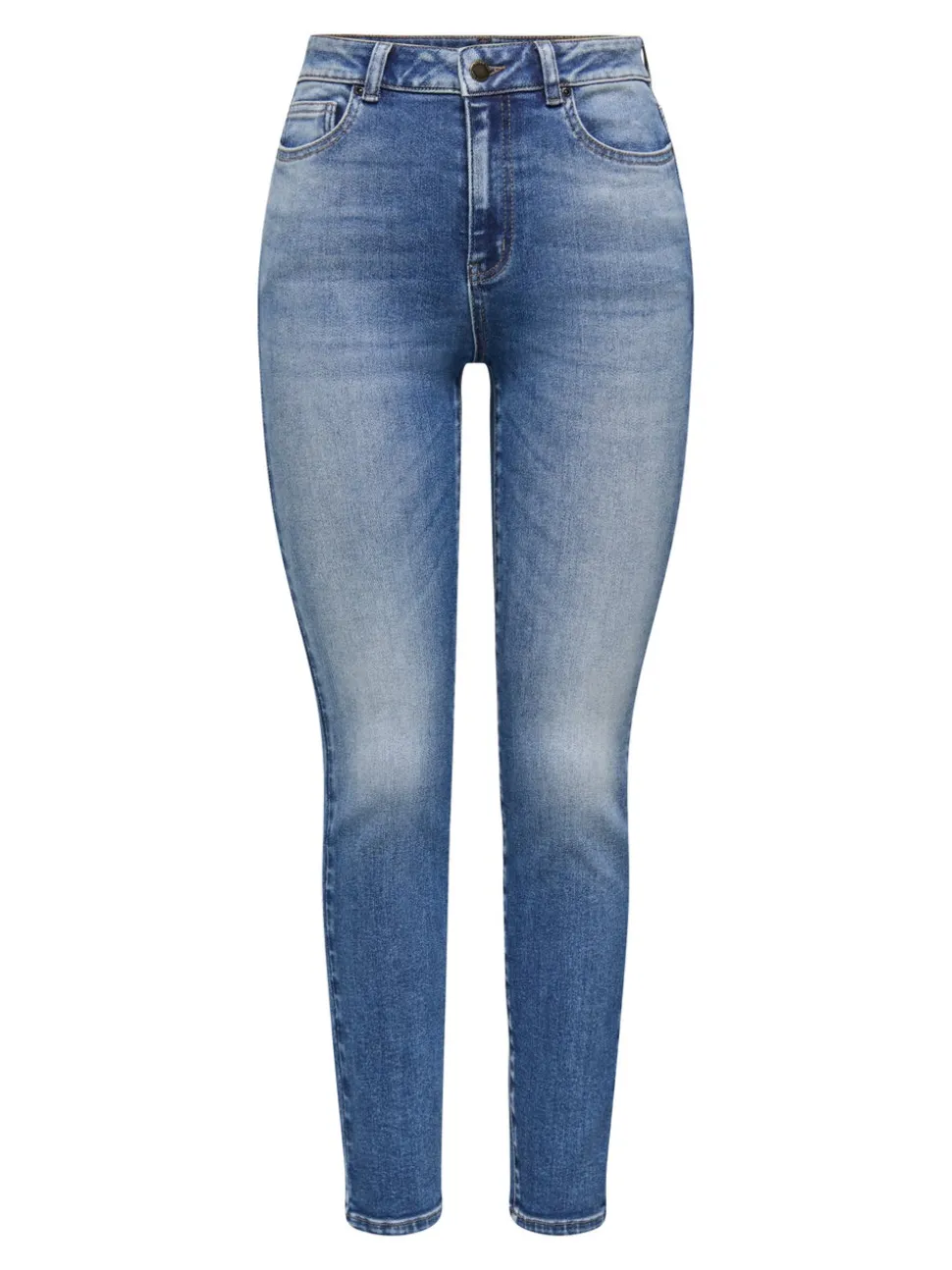 ONLEMILY-MILA Hög midja Rak passform Ankellängd Jeans