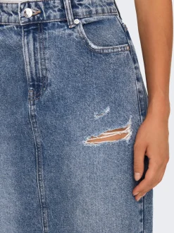 ONLEMMA Denim Jeanskjol Midikjol