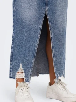 ONLEMMA Denim Jeanskjol Midikjol