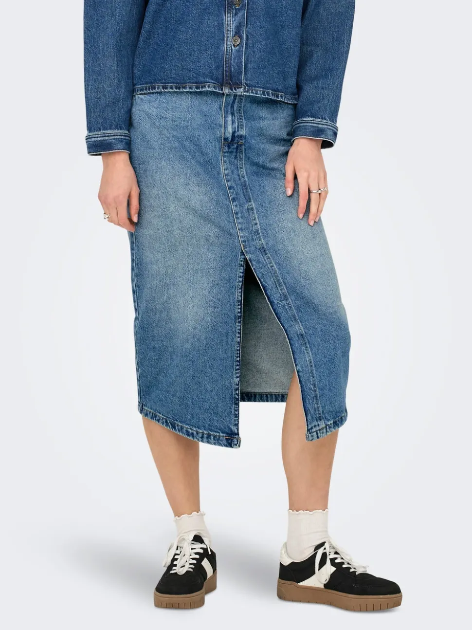 ONLENYA Denim Jeanskjol Midikjol