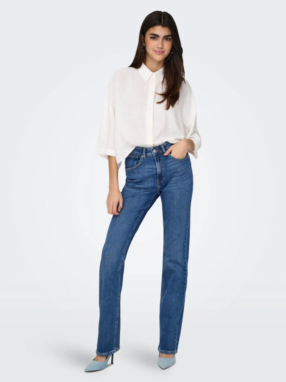 ONLEVERLY Medelhög midja Bootcut Fit Jeans