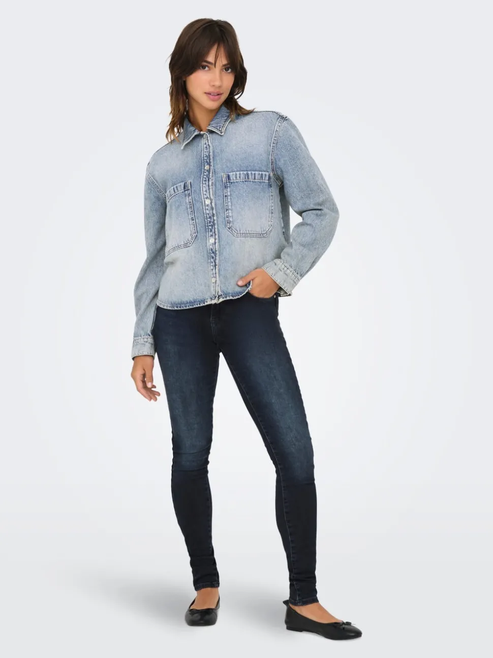 ONLFOREVER Hög midja Skinny Fit Jeans