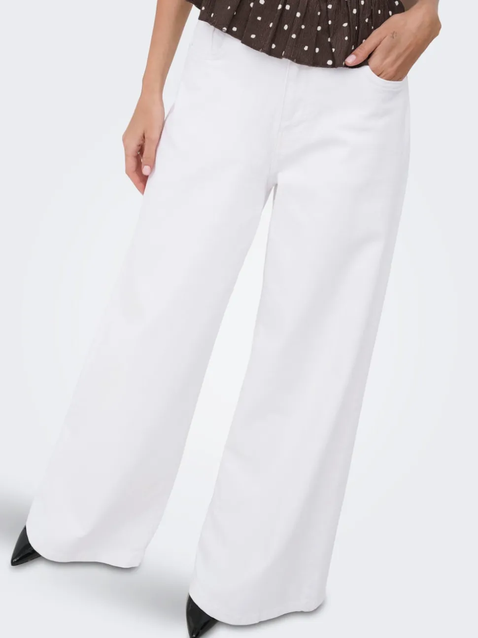 ONLFRANCESCA Medelhög midja Vida ben Jeans