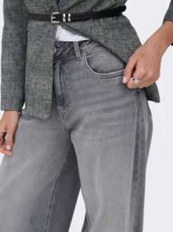 ONLFRANCESCA Medelhög midja Vida ben Jeans