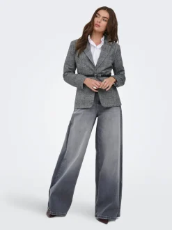 ONLFRANCESCA Medelhög midja Vida ben Jeans