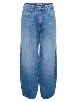 ONLFRANKIE Hög midja Barrel-passform Ankellängd Jeans