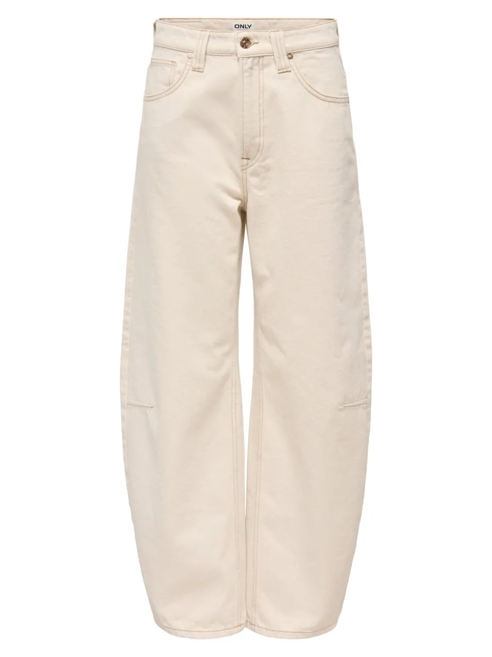 ONLFRANKIE Hög midja Barrel-passform Beskuren Jeans
