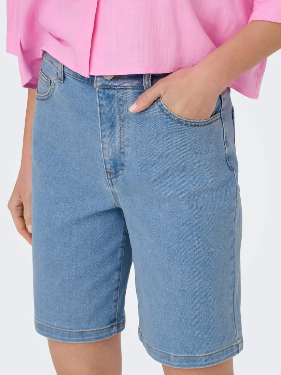 ONLFRIDA Hög midja Normal passform Bermudashorts