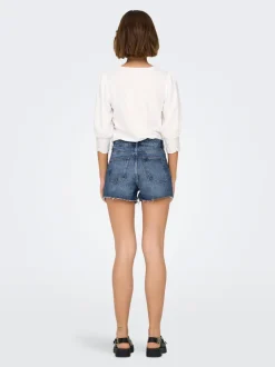 -ONLGABI Hög midja Normal passform Denimshorts