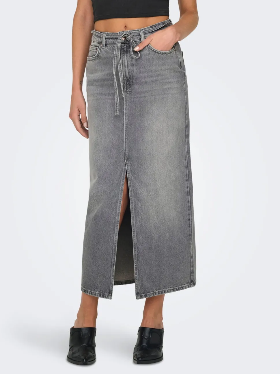 -ONLGIANNA Denim Jeanskjol Midikjol