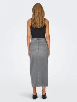 -ONLGIANNA Denim Jeanskjol Midikjol