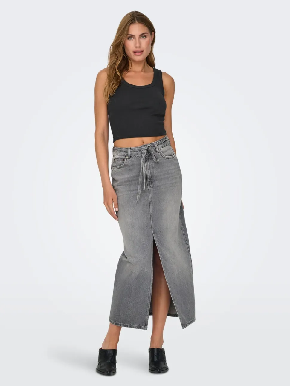 -ONLGIANNA Denim Jeanskjol Midikjol
