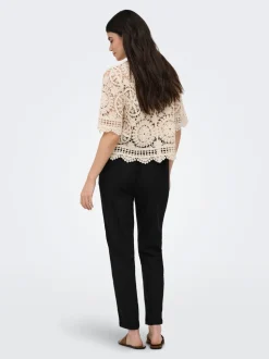 ONLGOA-POPTRASH Comfort fit Linne Byxor