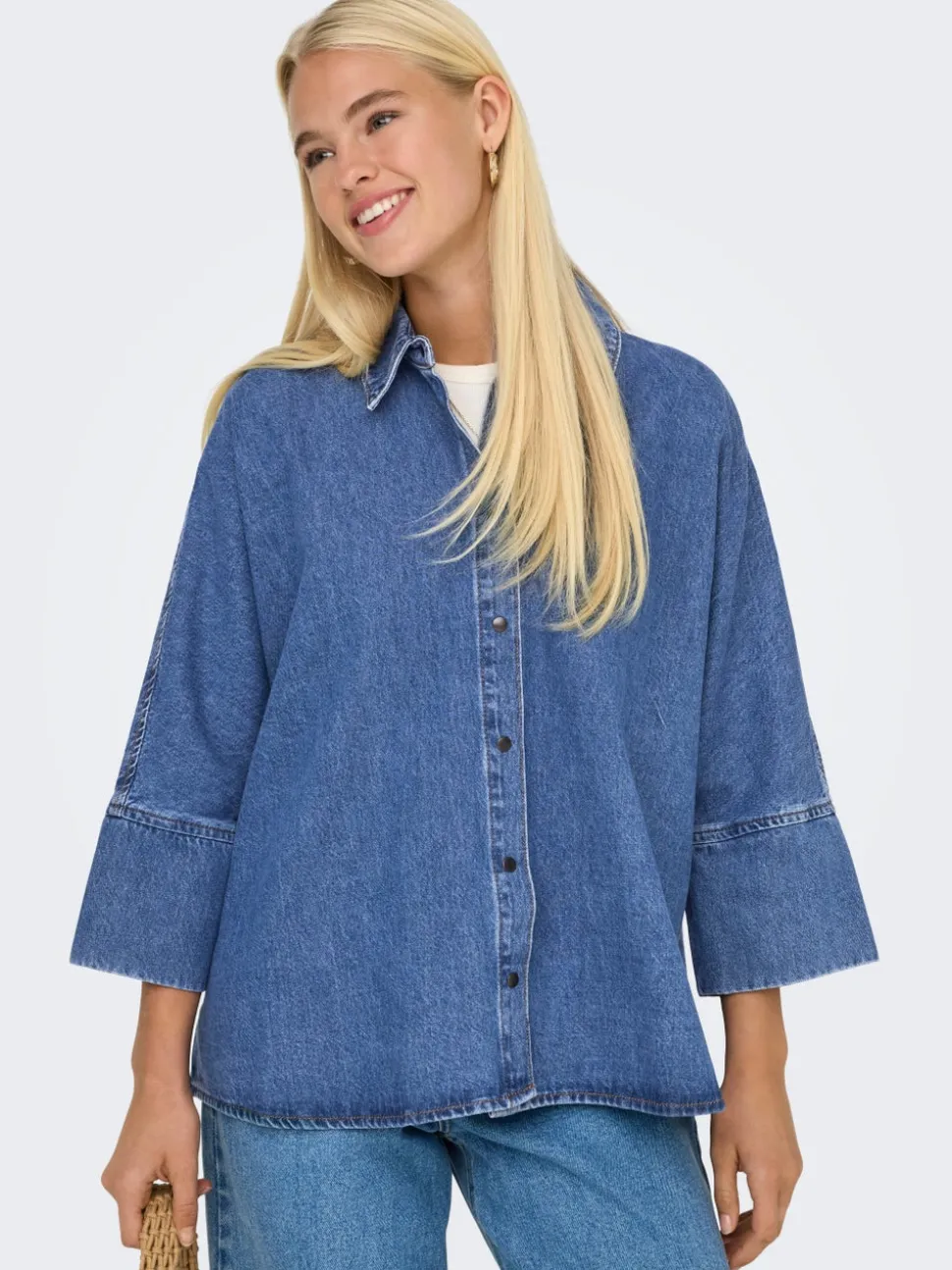 ONLGRACE Denimskjorta