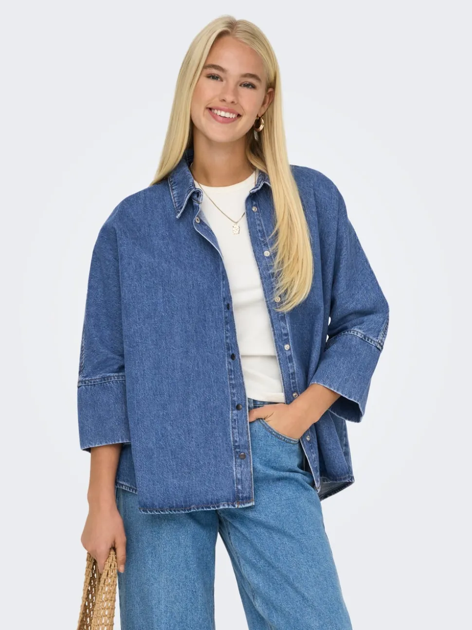 ONLGRACE Denimskjorta