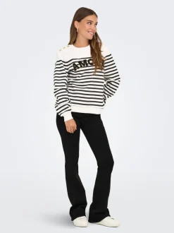 ONLHELLA Låg midja Utsvängd retropassform Jeans