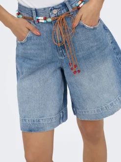 ONLHOLLIE Hög midja Normal passform Denimshorts