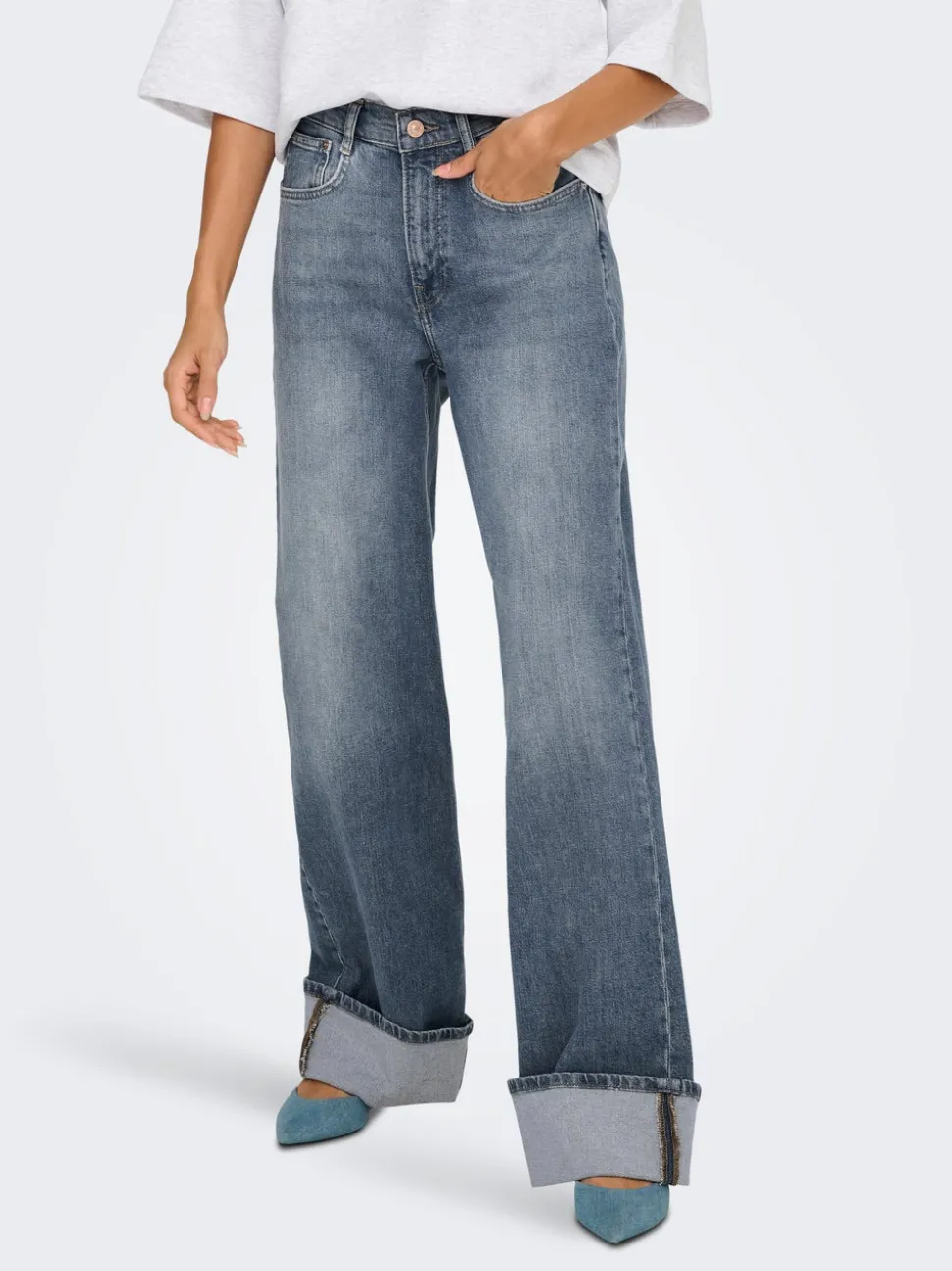 ONLHOPE Hög midja Vida ben Jeans