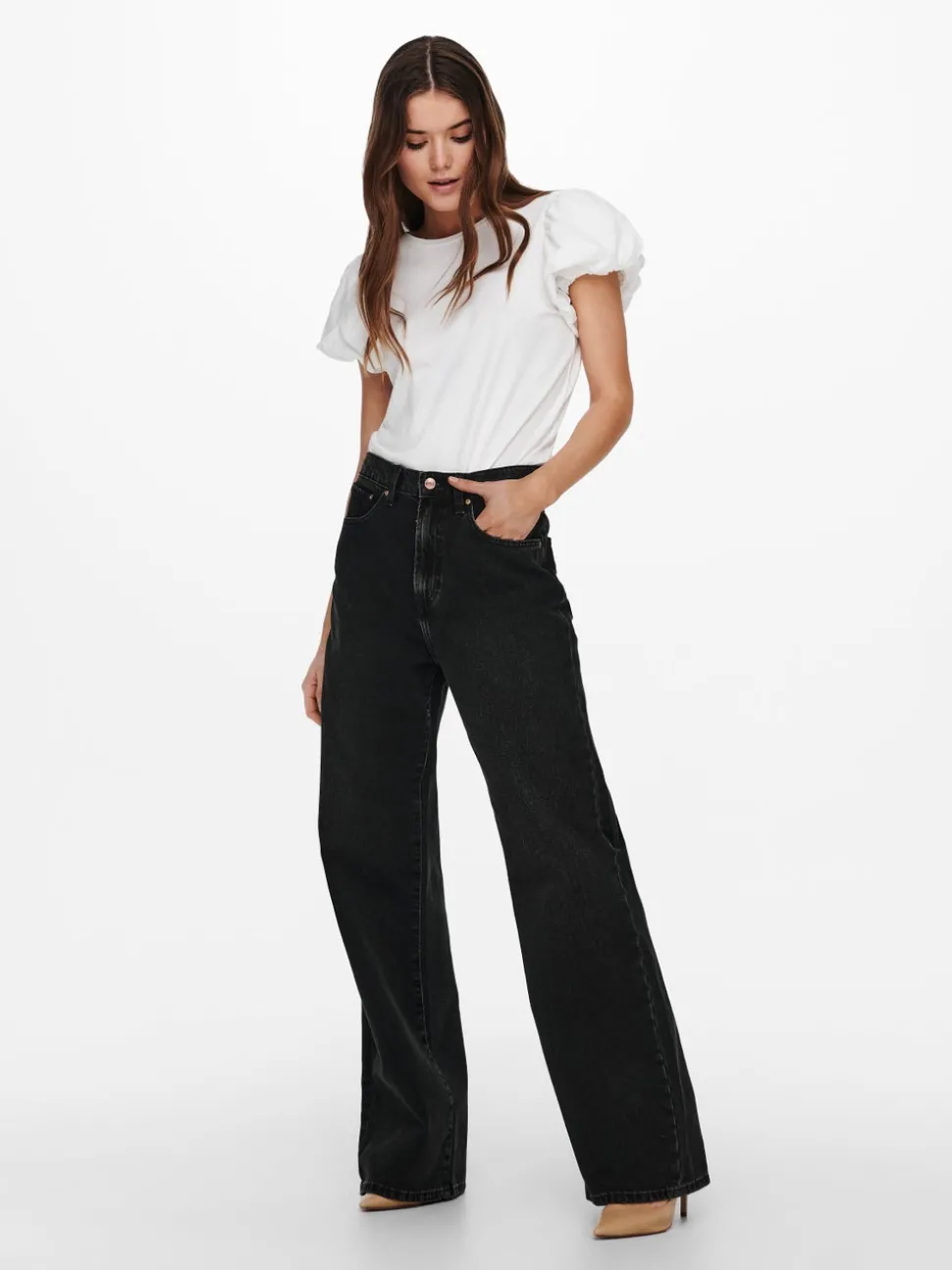 ONLHOPE Hög midja Vida ben Jeans