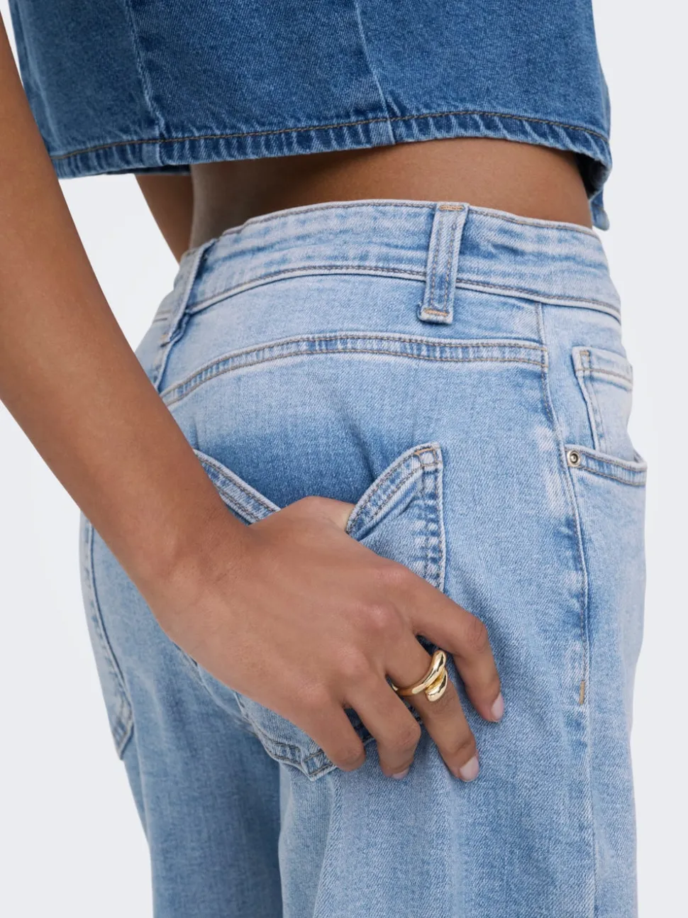 ONLHOPE Hög midja Vida ben Jeans
