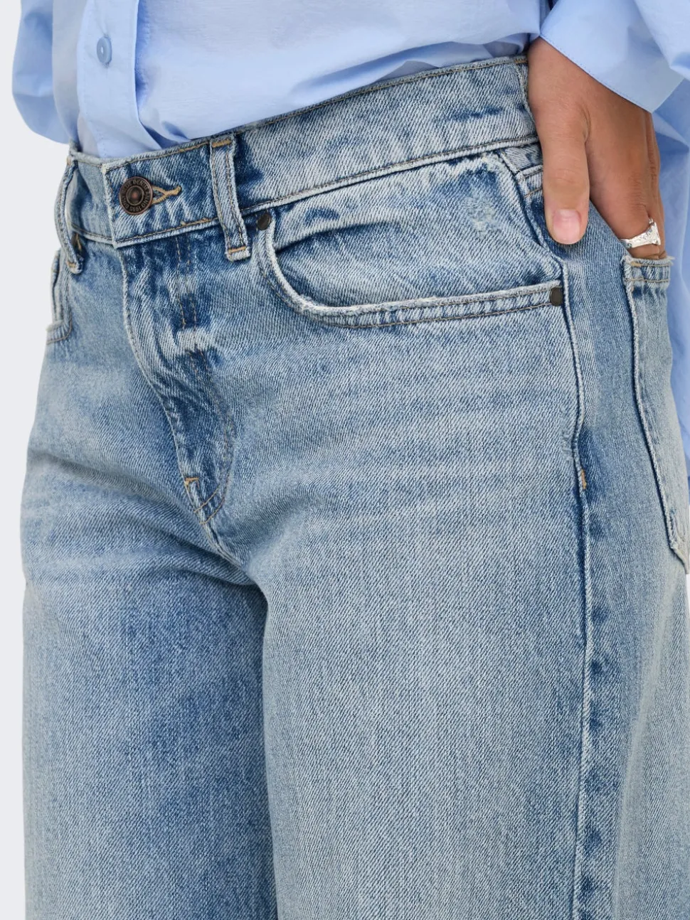 ONLHOPE Låg midja Vida ben Jeans