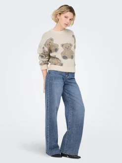 ONLHOPE Medelhög midja Vida ben Jeans