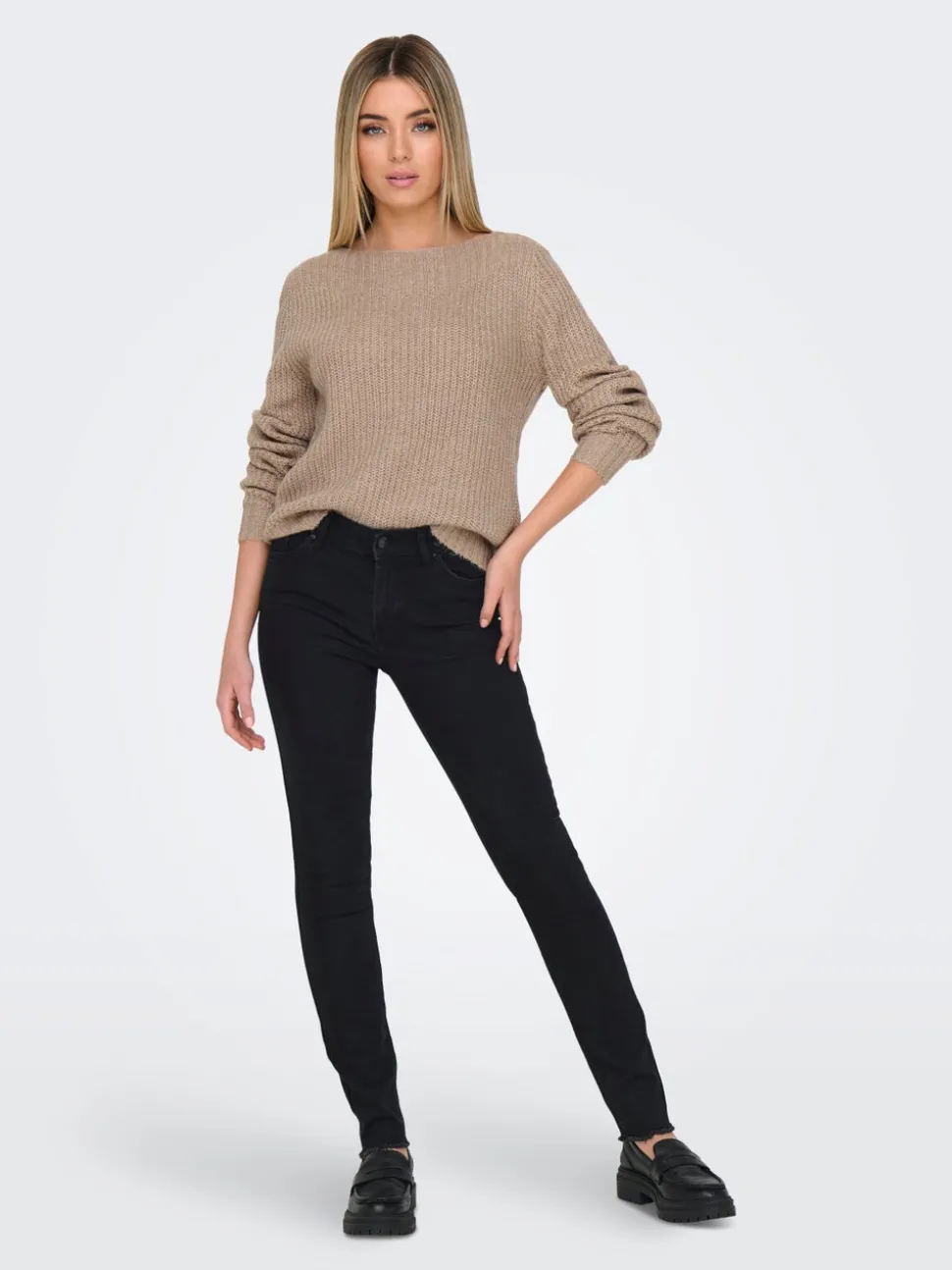 ONLHUSH Medelhög midja Skinny Fit Ankellängd Jeans