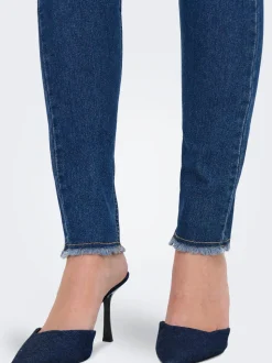 ONLHUSH Medelhög midja Skinny Fit Ankellängd Jeans
