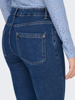 ONLHUSH Medelhög midja Skinny Fit Ankellängd Jeans