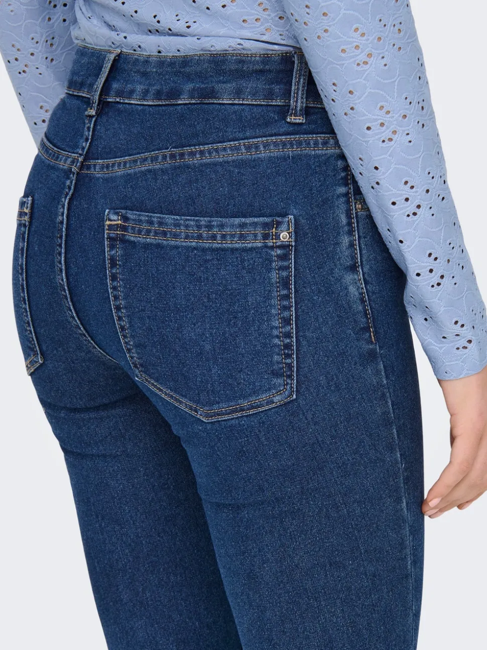 ONLHUSH Medelhög midja Skinny Fit Ankellängd Jeans