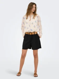 ONLIBIZA Hög midja Normal passform Bermudashorts