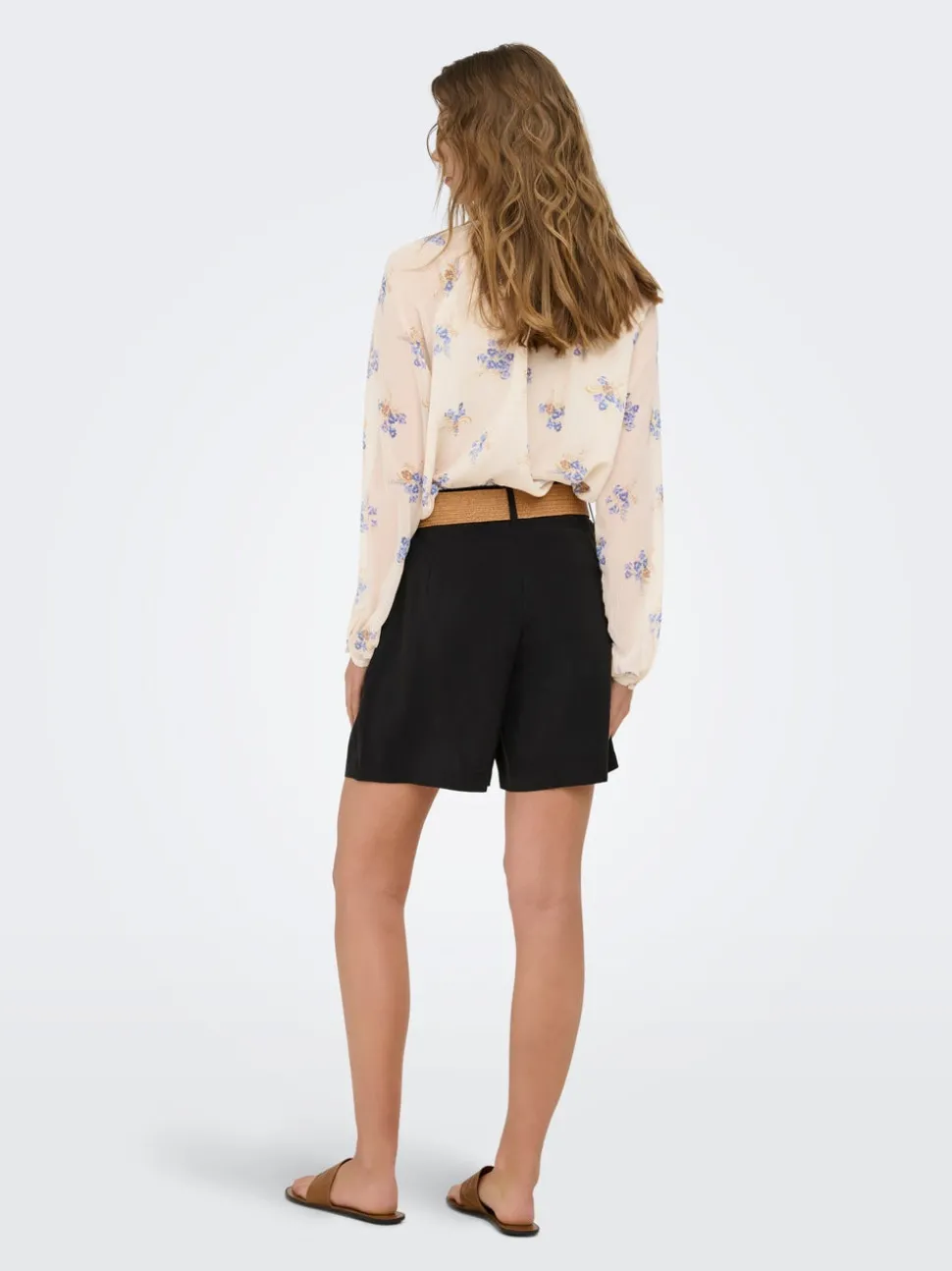 ONLIBIZA Hög midja Normal passform Bermudashorts