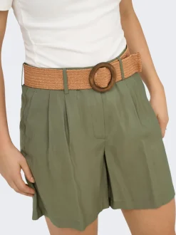 ONLIBIZA Hög midja Normal passform Bermudashorts