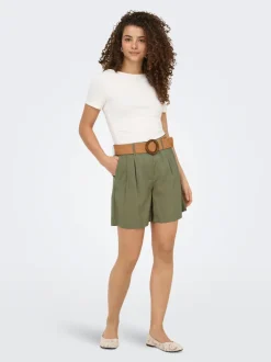 ONLIBIZA Hög midja Normal passform Bermudashorts