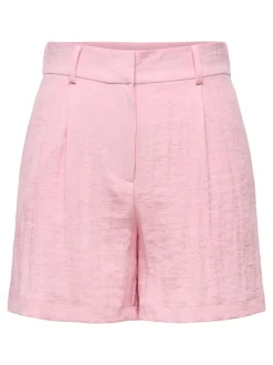 ONLITA Hög midja Normal passform Linne Bermudashorts