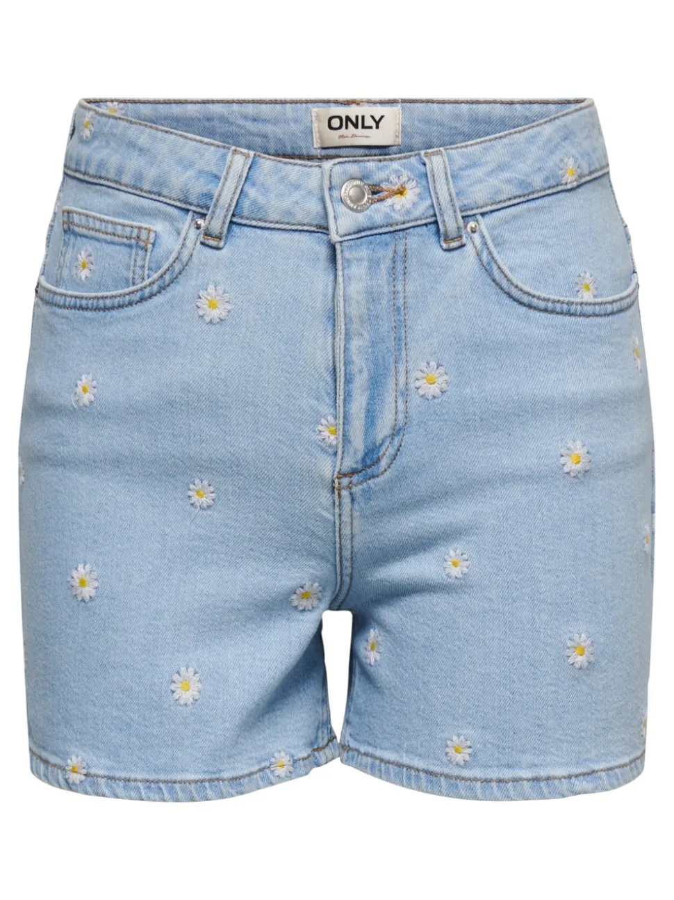 ONLJOSEPHINE Hög midja Lös passform Denimshorts
