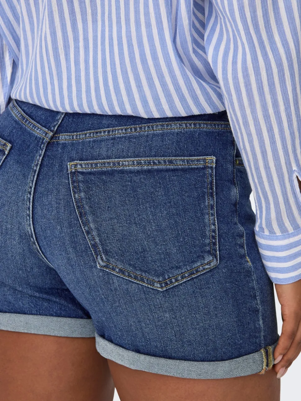 ONLJOSEPHINE Hög midja Normal passform Denimshorts