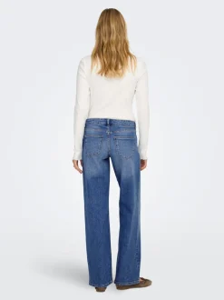 ONLJUDY-O Låg midja Rak passform Jeans