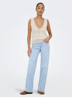 ONLJUDY-O Låg midja Rak passform Jeans