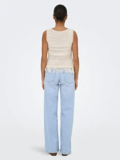 ONLJUDY-O Låg midja Rak passform Jeans