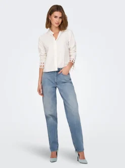 ONLJUICY Hög midja Mom Fit Jeans