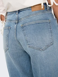 ONLJUICY Hög midja Mom Fit Jeans