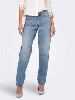 ONLJUICY Hög midja Mom Fit Jeans